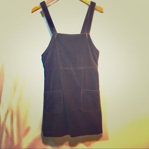 Vintage 90’s Gap chocolate corduroy jumper skirt